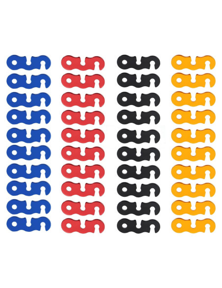 Ajustadores de Tensión de Cuerda Takelablaze 40pcs Aluminio