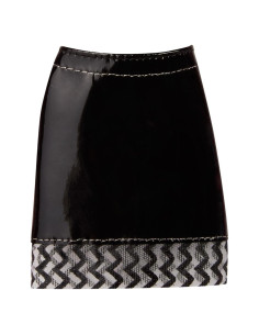 Falda Negra con Ribete de Chevron Barbie - Moda para Niñas