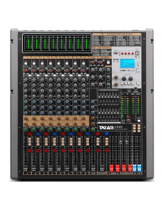 Mezclador de Audio Profesional LA-12, 12 Canales, Reverb DSP