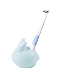 Soporte de Cepillo de Dientes Cerámica WAYUTO Conejo Azul