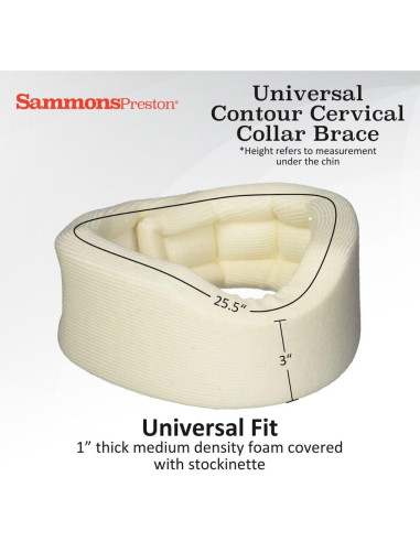 Faja Cervical Ortopédica Sammons Preston 7.62 cm Ajustable