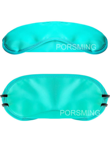 Máscara de dormir PorsMing 36 piezas 18 colores con almohadilla nasal