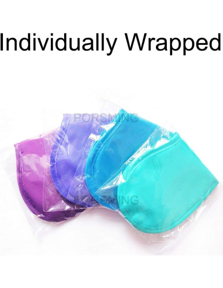 Máscara de dormir PorsMing 36 piezas 18 colores con almohadilla nasal