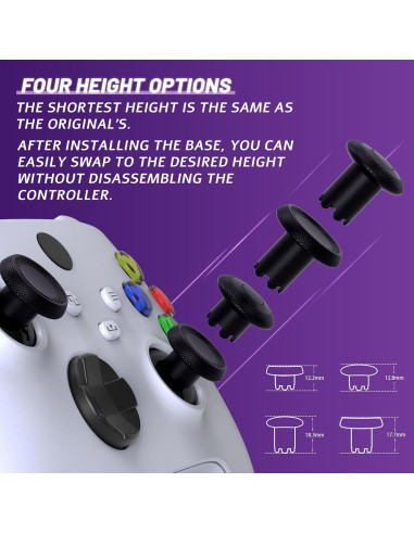 Joysticks Intercambiables eXtremeRate ThumbsGear V3 para Xbox