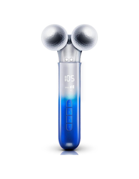 Rodillo de Masaje Facial Microcorriente 5D Flyhorse Azul