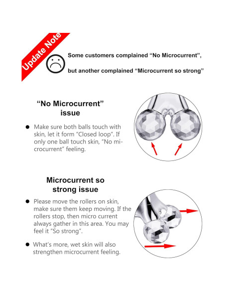 Rodillo de Masaje Facial Microcorriente 5D Flyhorse Azul