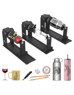 Rodillo Rotatorio Mecpow G5 para Grabado Láser Ajustable