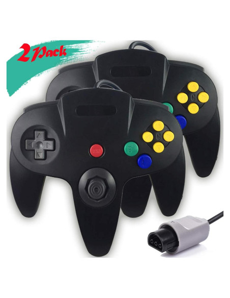 Controlador Tevodo N64 Mejorado con Joystick Analógico 1.8m