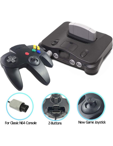 Controlador Tevodo N64 Mejorado con Joystick Analógico 1.8m