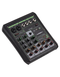 Mezclador de Audio 6 Canales DJ XLI1281909056379NV 48V Phantom