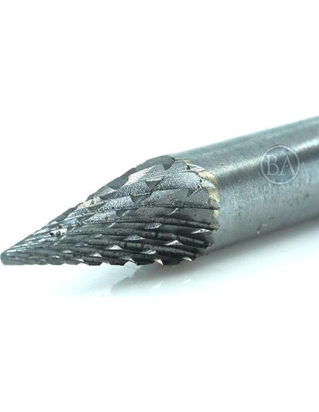 Bits de Carburo de Tungsteno Benchmark Abrasives 6 cm Doble Corte