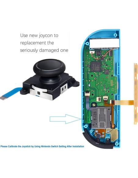 Reemplazo Joystick 3D Analógico Joycon Nintendo Switch - 2 Pack