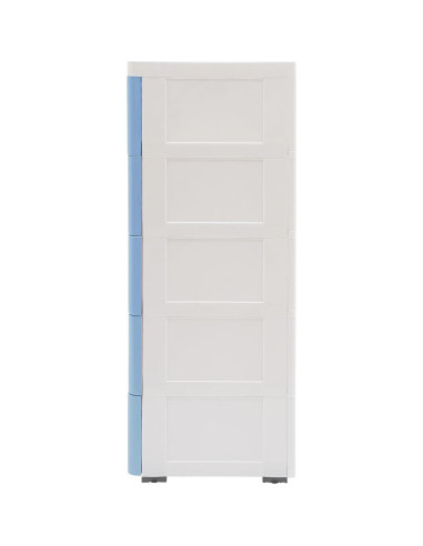 Gabinete de Almacenamiento 5 Cajones TrueyEssence Azul