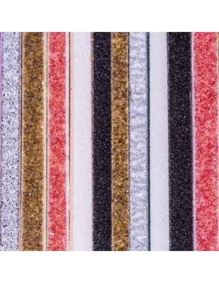 Cubeta de Palitos de Lijado DuraSand 300 Unidades Variados