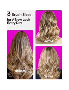 Conjunto de Cepillos Térmicos Wavytalk Pro - 3 Tamaños Intercambiables 2