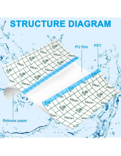 Vendaje Adhesivo Impermeable Hion 5.08 cm x 5.03 m para Tatuajes 2