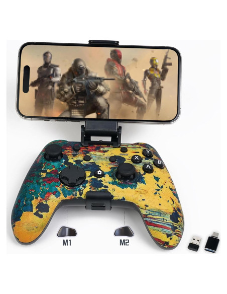 Controlador Inalámbrico WZUICOV para Juegos - Bluetooth/USB-C Controlador Inalámbrico WZUICOV para Juegos - Bluetooth/USB-C