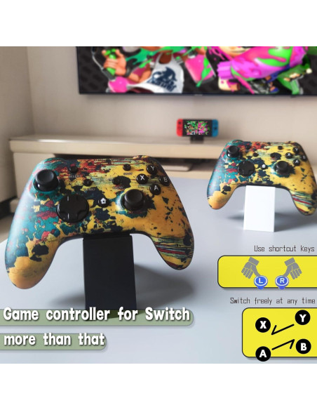 Controlador Inalámbrico WZUICOV para Juegos - Bluetooth/USB-C Controlador Inalámbrico WZUICOV para Juegos - Bluetooth/USB-C