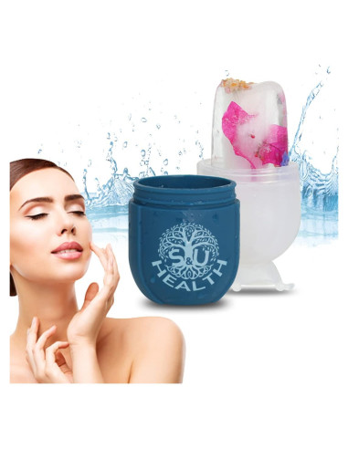 Rodillo de Hielo Facial S&U Salud - Masajeador para Ojeras y Arrugas