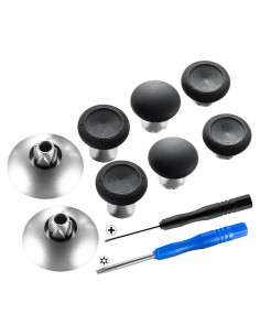 eXtremeRate Palancas Magnéticas Metal para Xbox y PS4 - Negro