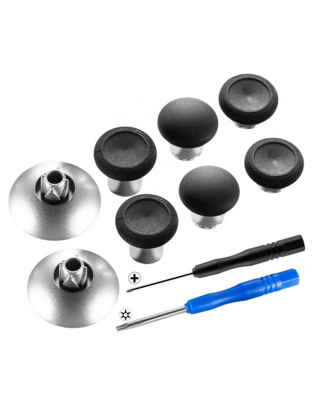 eXtremeRate Palancas Magnéticas Metal para Xbox y PS4 - Negro