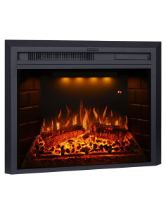 Chimenea Eléctrica Empotrada Valuxhome 25" con Control Remoto