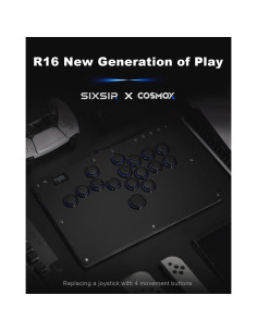 Controlador de Juegos Arcade SIXSIR R16 Negro - RGB Personalizable 2