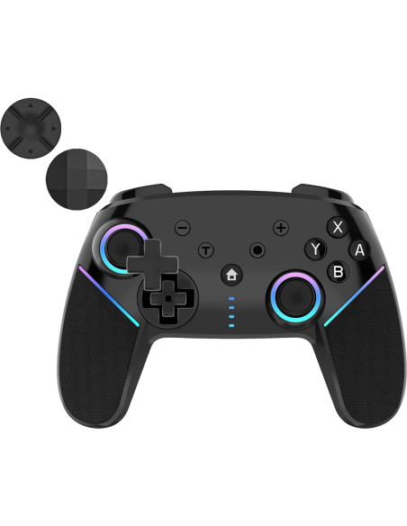 Controlador Inalámbrico JUNHUAN para Switch 2 y PC - Negro