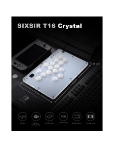 Controlador de Arcade SIXSIR T12 Crystal - RGB Personalizable 2