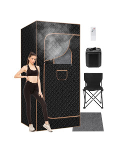Sauna de Vapor Portátil GREENEVER 3L 1000W Control Remoto