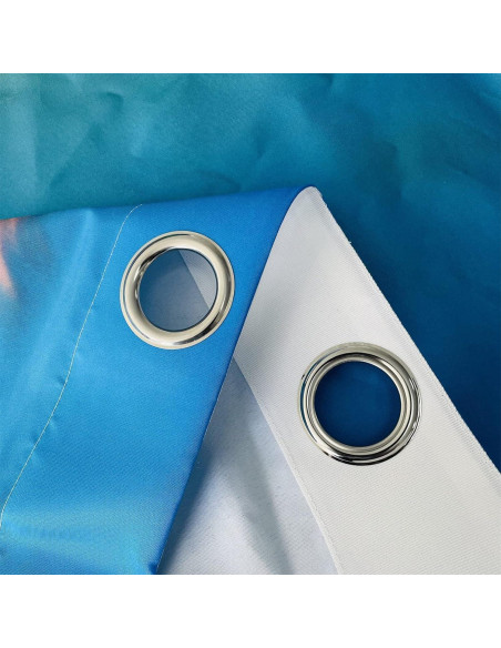 Cortinas de Playa YUANZU 2 Paneles 70x99 cm Impermeables