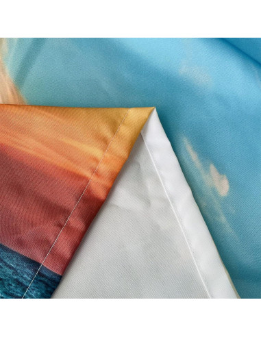 Cortinas de Playa YUANZU 2 Paneles 70x99 cm Impermeables