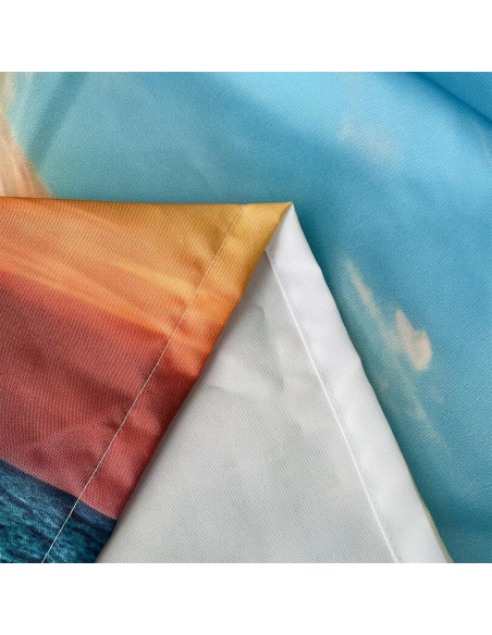 Cortinas de Playa YUANZU 2 Paneles 70x99 cm Impermeables