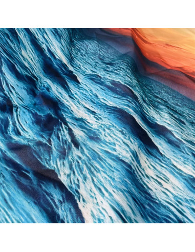 Cortinas de Playa YUANZU 2 Paneles 70x99 cm Impermeables