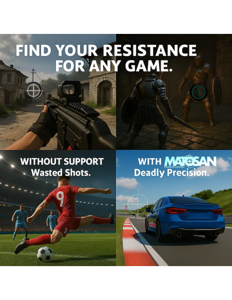 Anillos de Asistencia de Apuntar MatoSan para PS5 y Xbox