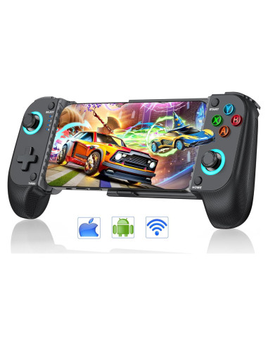 Controlador Inalámbrico para Móvil NinjaPlusOX - Joystick Hall, Compatible con iPhone/Android