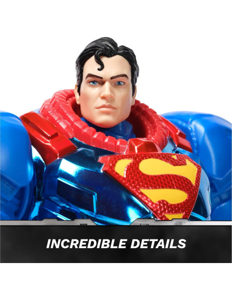 Figura de Acción Superman Metal Force 30 cm Coleccionable