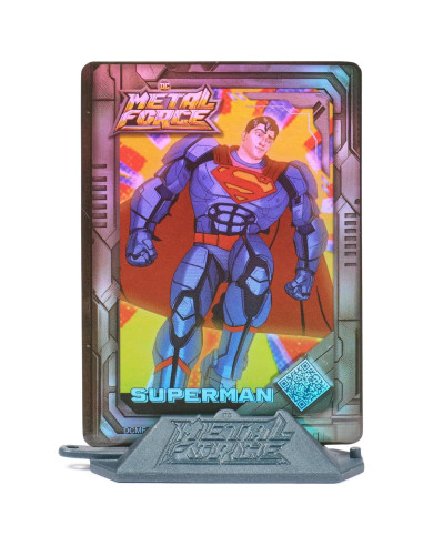 Figura de Acción Superman Metal Force 30 cm Coleccionable
