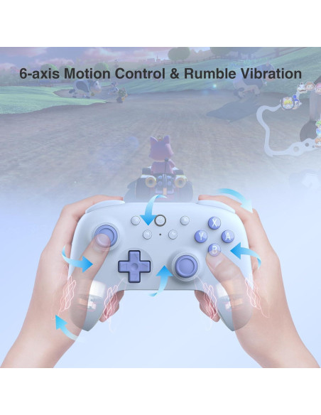 Controlador Bluetooth 8Bitdo Ultimate 2C para Switch - Joystick Efecto Hall, Vibración, Turbo