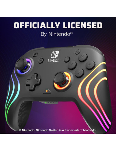 Controlador Inalámbrico RGB Afterglow Wave PDP - Nintendo Switch