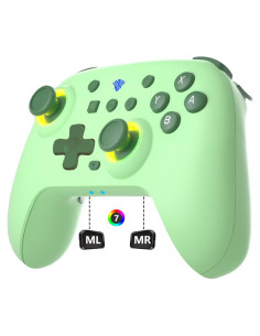 Controlador Pro SZYUYU para Switch y PC con LED RGB y Turbo