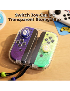 Funda Mini Almacenamiento Joy-Con Nintendo Switch Transparente 2