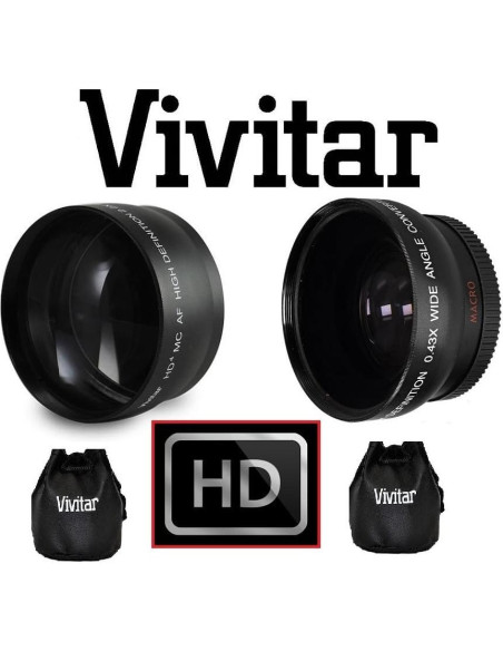 Kit de Lentes Telefoto y Gran Angular Pro Ser 40.5mm Kit de Lentes Telefoto y Gran Angular Pro Ser 40.5mm