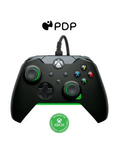 Controlador de Juegos PDP con Cable para Xbox Negro Neón 2.44m