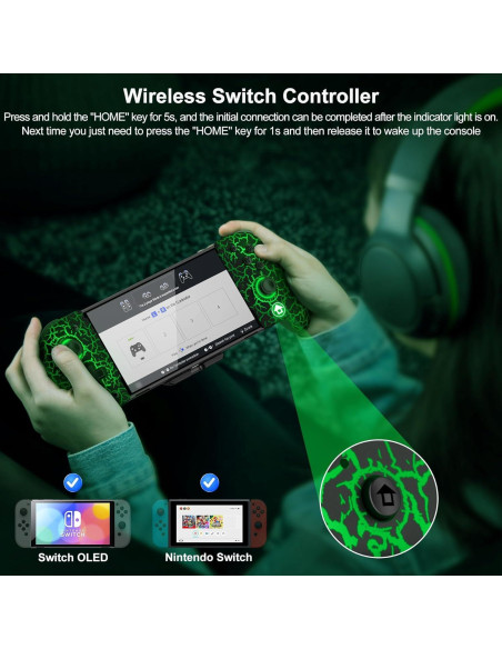 Controlador Inalámbrico Pro Mocagen para Nintendo Switch OLED