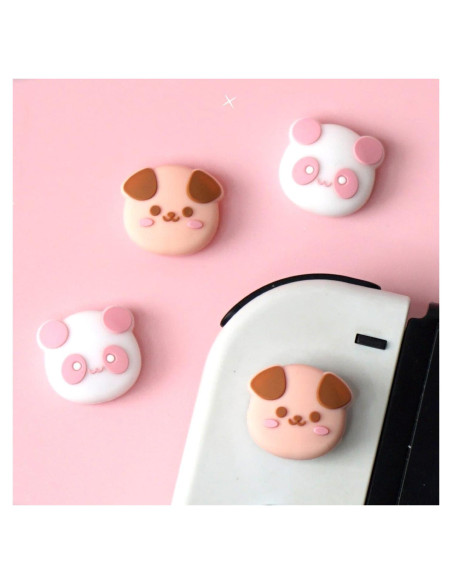 Agarraderas de Pulgar Nintendo Switch BelugaDesign Panda Dog Agarraderas de Pulgar Nintendo Switch BelugaDesign Panda Dog
