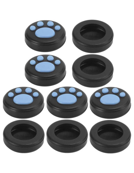 10 Piezas Agarre de Pulgar Silicona para Switch Lite - Azul
