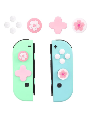 Agarres de Pulgar y Dpad para Nintendo Switch OLYGIVE - Flor