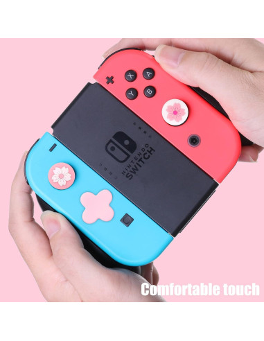 Agarres de Pulgar y Dpad para Nintendo Switch OLYGIVE - Flor
