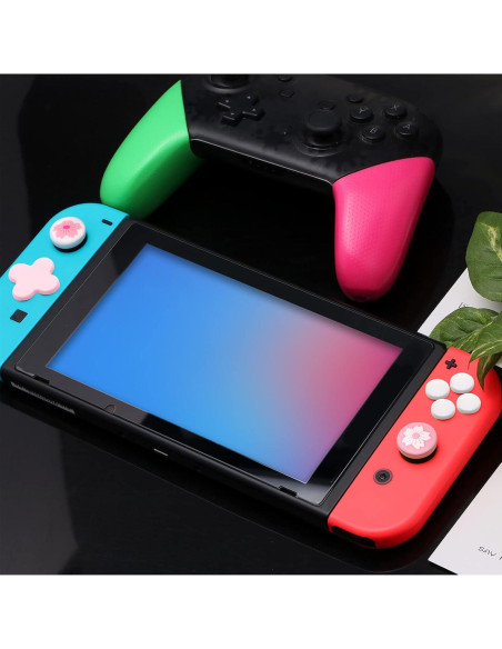 Agarres de Pulgar y Dpad para Nintendo Switch OLYGIVE - Flor